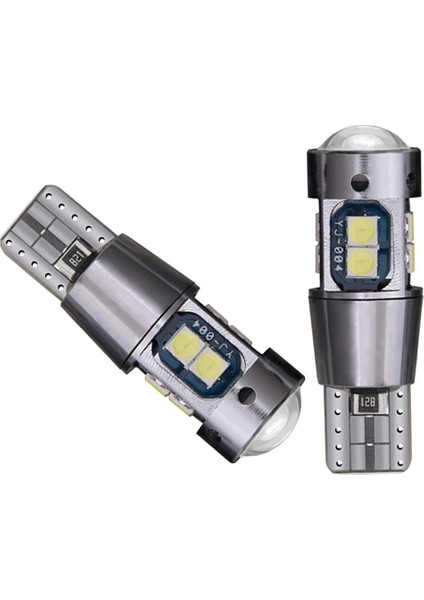 1 Çift T10-3030-10SMD 1200LM Lümen 21W LED Okuma Ampulleri (Yurt Dışından)