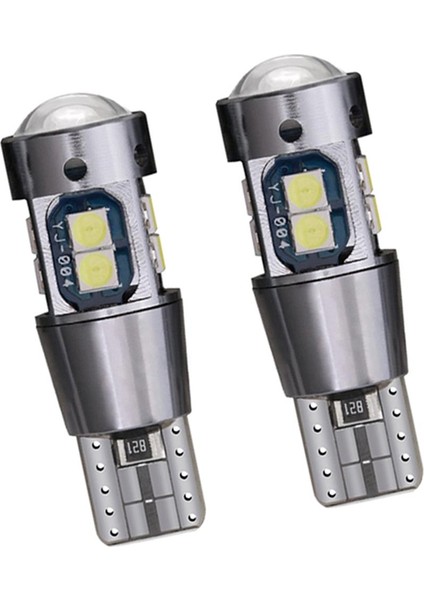 1 Çift T10-3030-10SMD 1200LM Lümen 21W LED Okuma Ampulleri (Yurt Dışından)