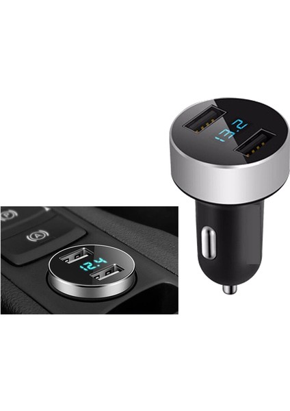 4.8A Akıllı Telefon LED Voltmetre Için USB Araba Şarj Cihazı (Yurt Dışından) indirimleri