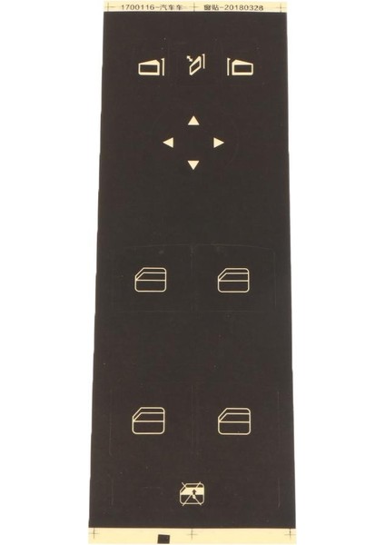 W204 C350 08-14 Için Araba Pencere Düğmesi Trim Kapak Sticker (Yurt Dışından) fiyatları