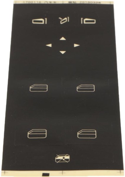 W204 C350 08-14 Için Araba Pencere Düğmesi Trim Kapak Sticker (Yurt Dışından) indirimleri