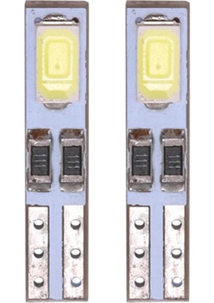 10X T5 Gösterge Kümesi Paneli Gösterge LED Ampuller T5 6500K 12V (Yurt Dışından)
