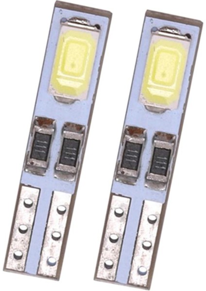 10X T5 Gösterge Kümesi Paneli Gösterge LED Ampuller T5 6500K 12V (Yurt Dışından)