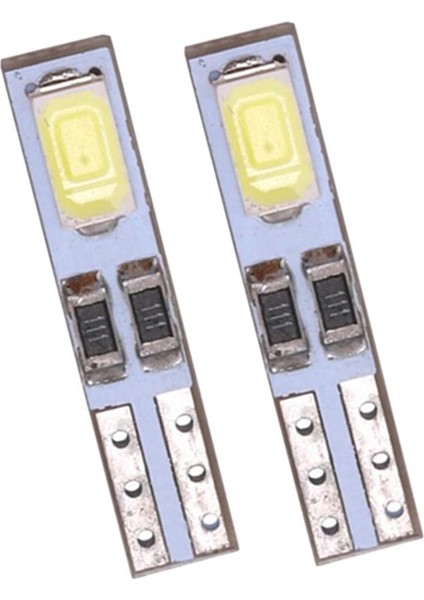 10X T5 Gösterge Kümesi Paneli Gösterge LED Ampuller T5 6500K 12V (Yurt Dışından)