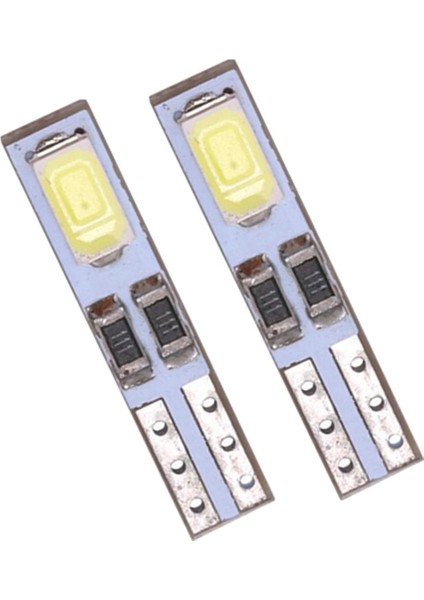 10X T5 Gösterge Kümesi Paneli Gösterge LED Ampuller T5 6500K 12V (Yurt Dışından)