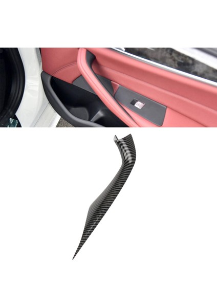 Araba Kapısı Paneli Sapı Bmw 5series Için Basit Kurulum G38 Sol Karbon Fiber (Yurt Dışından)