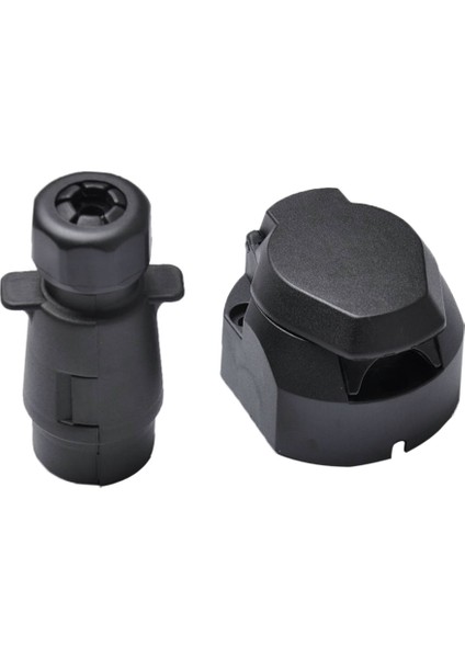 7-Pin 7 Yollu 12 V Kamyon Römork Tekne Hattı Işık Fiş Soket Konnektör Adaptörü (Yurt Dışından)