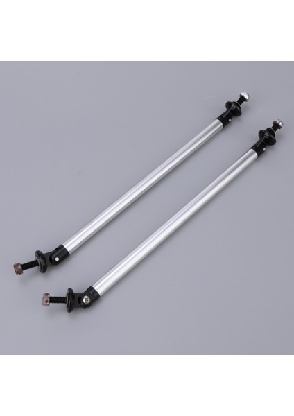 2x Ayarlanabilir Ön Tampon Dudak Splitter Strut Kravat Bar Destek Çubuk Çoğu Araç Için 20 cm Gümüş (Yurt Dışından)