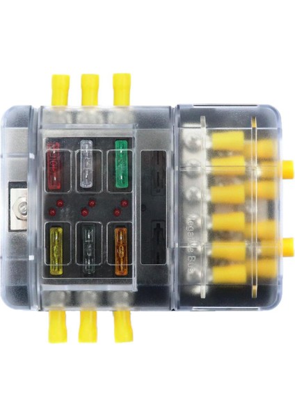 5 Adet Çift Satır 6 Konum Vidalı Terminal Blok Bariyer Şeridi Elektronik Devre (Yurt Dışından)