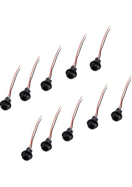 10 Adet T10 5050 W5W Ampul Soket Tutucu Bağlayıcı Önceden Kablolu Bağlayıcı (Yurt Dışından) modelleri