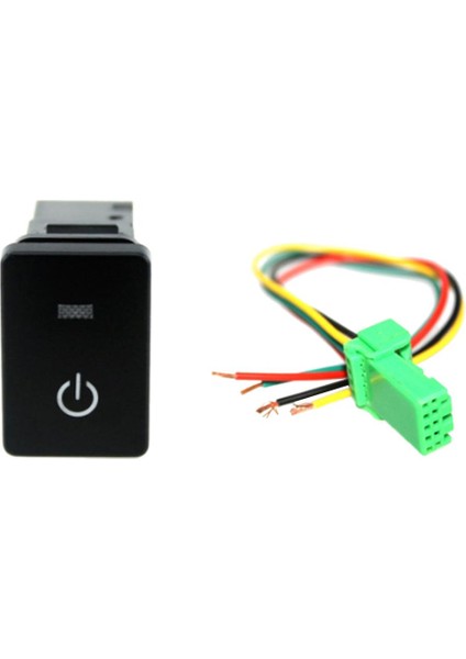 4 Kutuplu Push Button Anahtarı Kapalı Mavi LED ve Toyota Için Başlangıç ​​deseni (Yurt Dışından) fiyatları