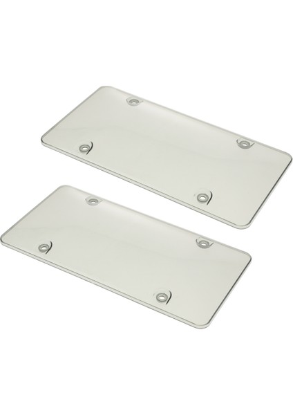 2 Adet Lisans Plakası Çerçeve Abd Model Otomobiller Için Gri Plastik 12.4 x 6.29 Inç (Yurt Dışından) fırsatları