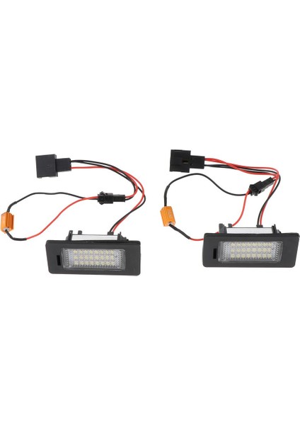 Audi A1 A3 A4 A5 A6 A7 Q3 Q5 Için 2 Paket LED Plaka Lambaları (Yurt Dışından)