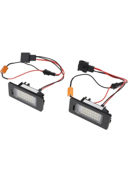 Audi A1 A3 A4 A5 A6 A7 Q3 Q5 Için 2 Paket LED Plaka Lambaları (Yurt Dışından)
