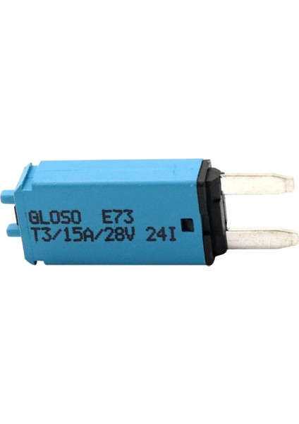 2.8mm 15A Mini Devre Kesici Bıçağı Sigortalar 12V-24VDC Otomatik (Yurt Dışından)