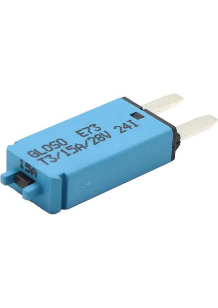 2.8mm 15A Mini Devre Kesici Bıçağı Sigortalar 12V-24VDC Otomatik (Yurt Dışından)