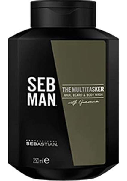 Wella Professionals Seb Man The Multi-Tasker 3-In-1 Saç Sakal Vücut Şampuanı 250ml