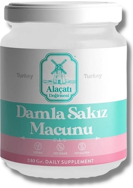 Değirmeni Damla Sakızı Macunu 240 gr