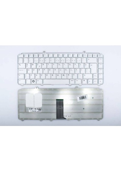 Dell ile Uyumlu Inspiron 1425 Uyumlu Notebook Klavyesi - Silver - Tr