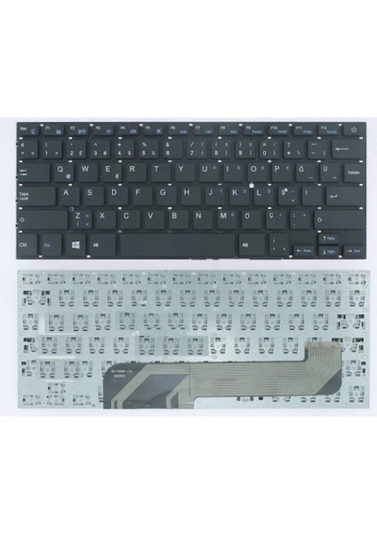 Hometech ile Uyumlu Alfa 700C HTC14M Uyumlu Notebook Klavyesi - Tr