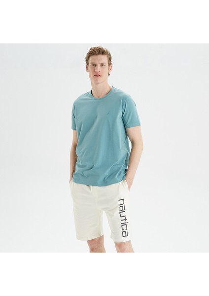 Nautıca Erkek Yeşil Kısa Kollu T-Shırt V35009T.33T