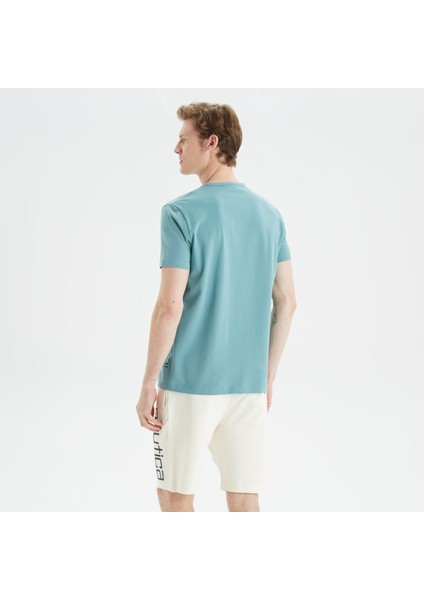 Nautıca Erkek Yeşil Kısa Kollu T-Shırt V35009T.33T fiyatları