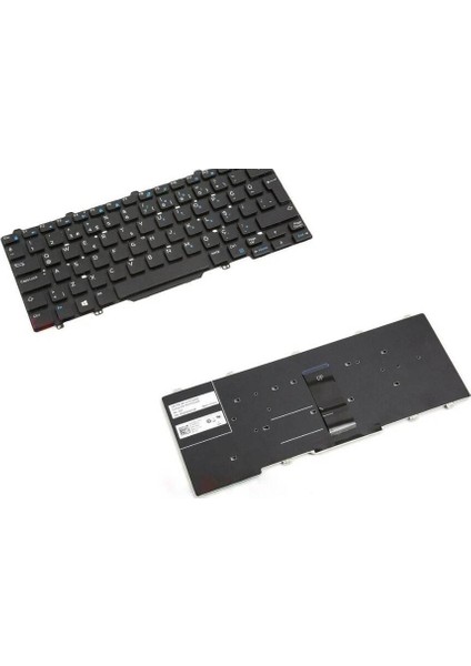 Dell ile Uyumlu Latitude E5491 Uyumlu Notebook Klavyesi - Tr
