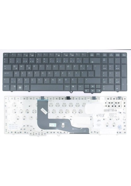 Hp ile Uyumlu Probook 6540B Uyumlu Notebook Klavyesi - Siyah - Tr