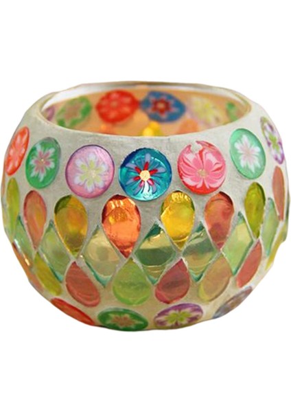 Tealight Holder Romantik El Yapımı Sanat Candlestick Mozaik Mum Kavanoz Şükran Günü Sevgililer Günü Oturma Odası Yatak Odası Dekor (Yurt Dışından) fiyatları