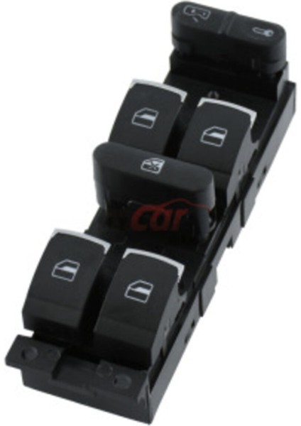 Cam Anahtarı Sol Bora Golf 4 Passat B5 9 Pin (Krom) 3BD959857 AN-412C