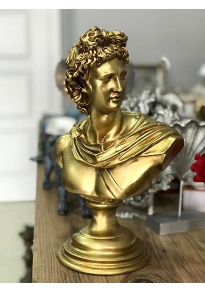 Apollo Büst Büyük Boy Heykel