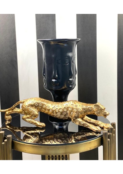 Leopar Gold Dekoratif Biblo