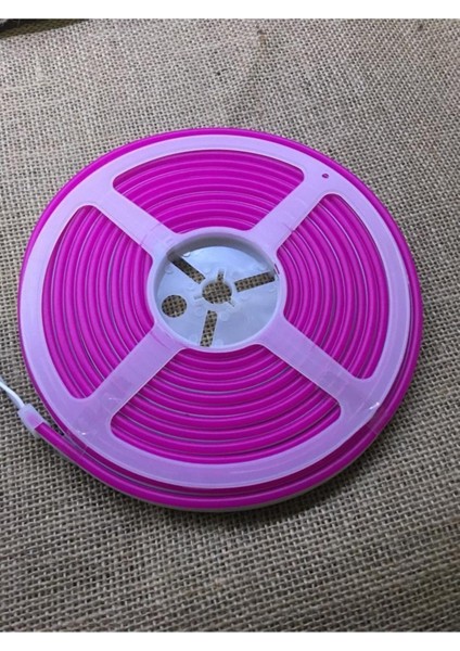 4555 12V Neon LED Hortum (Pembe)