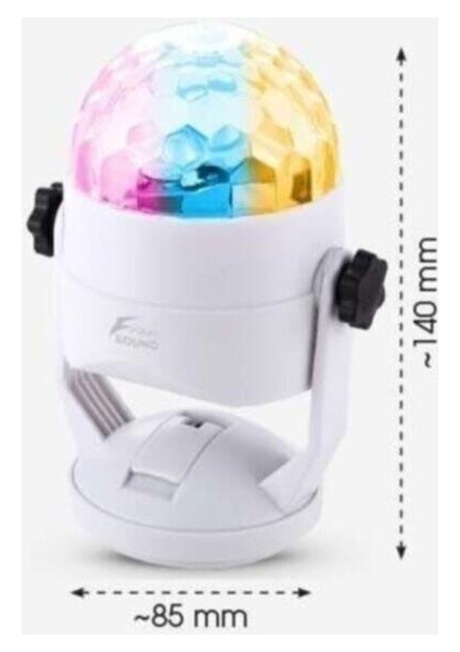 Free Sound Light Box FS41 (2020-Q3) Ritim Uyumlu Disko Topu