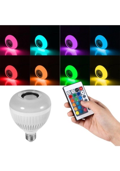 Bluetooth Hoparlörlü Rgb Kumandalı ve Wifi Kontrol Akıllı Ampul fiyatları