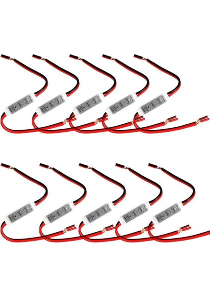 Hafızalı Çok Fonksiyonlu Şerit LED Dimmer Kontrol Devresi Modül 12V 24V 10 Adet