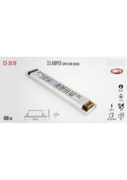 Ct 2570 Cata 33 A Şerit LED Trafosu fırsatları