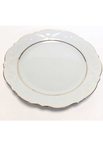 Altın Yaldız 2f 21CM Düz Pasta Tabağı 6lı