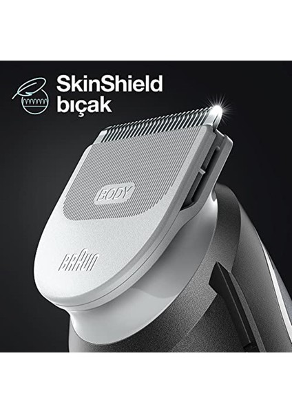 Bodygroomer 3 Bg 3350 Skinshield Teknolojisi, 3 Ek Parçalı Vücut Bakım Seti