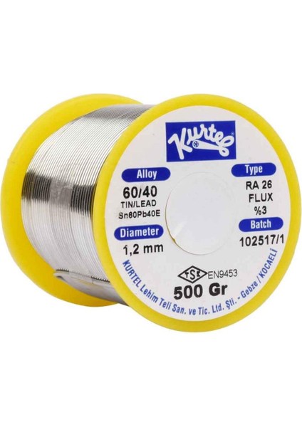 1.2 mm 500 gr Lehim Teli 60/40