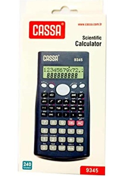9345 Bilimsel Hesap Makinesi 240 Fonksiyonlu