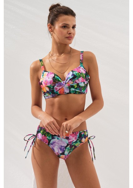 Sole Kaplı Toparlayıcı Bikini Vıolet 231229-D modelleri