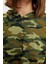 Kamuflaj Desenli Kapüşonlu Beli Bağcıklı Crop Sweatshirt S3806AZ20AU 3