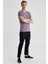 Slim Fit V Yaka Basic Pamuklu Penye Tişört M7669AZ21SP 2