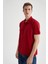 Regular Fit Polo Yaka Basic Kısa Kollu Pamuklu Penye Tişört M7676AZ21SP 4