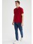 Regular Fit Polo Yaka Basic Kısa Kollu Pamuklu Penye Tişört M7676AZ21SP 5