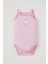 Kız Bebek Bulut Baskılı Çizgili Desenli Askılı Çıtçıtlı Body T8049A221SP 1