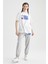 Fit NBA Oversize Fit Bisiklet Yaka Kısa Kollu Örme Tişört T5506AZ22SM 3