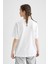 Fit NBA Oversize Fit Bisiklet Yaka Kısa Kollu Örme Tişört T5506AZ22SM 6