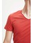 Slim Fit V Yaka Basic Kısa Kollu Tişört M4791AZ20SP 4